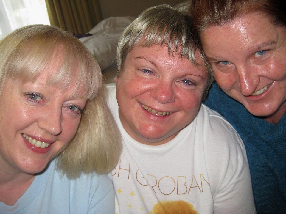 me Jacqueline and Angel in Belfast for Josh 18th Oct 2011