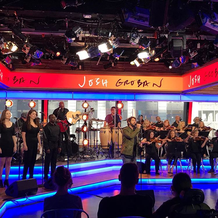 Had a great time at @goodmorningamerica this morning...we filled that stage!! Thanks for the great response to Granted. #bridges