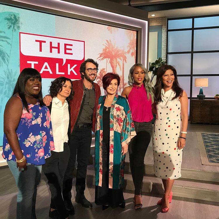 Had a fantastic time on @thetalkcbs with these phenomenal ladies talking about the Bridges album and The Good Cop both coming atcha in September!! Thanks for having me