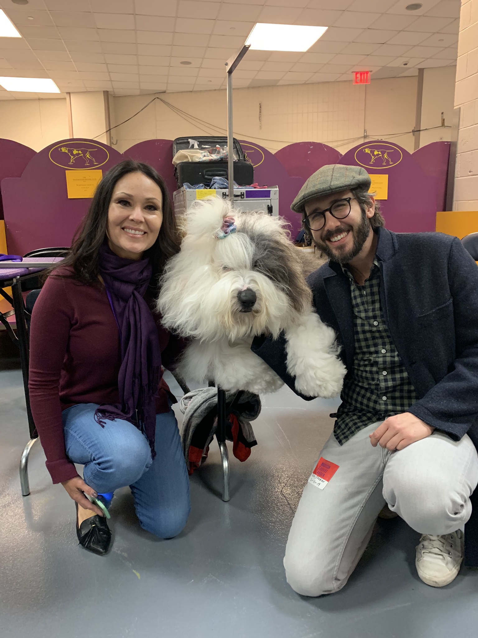 Josh at the Westminster Dog Show