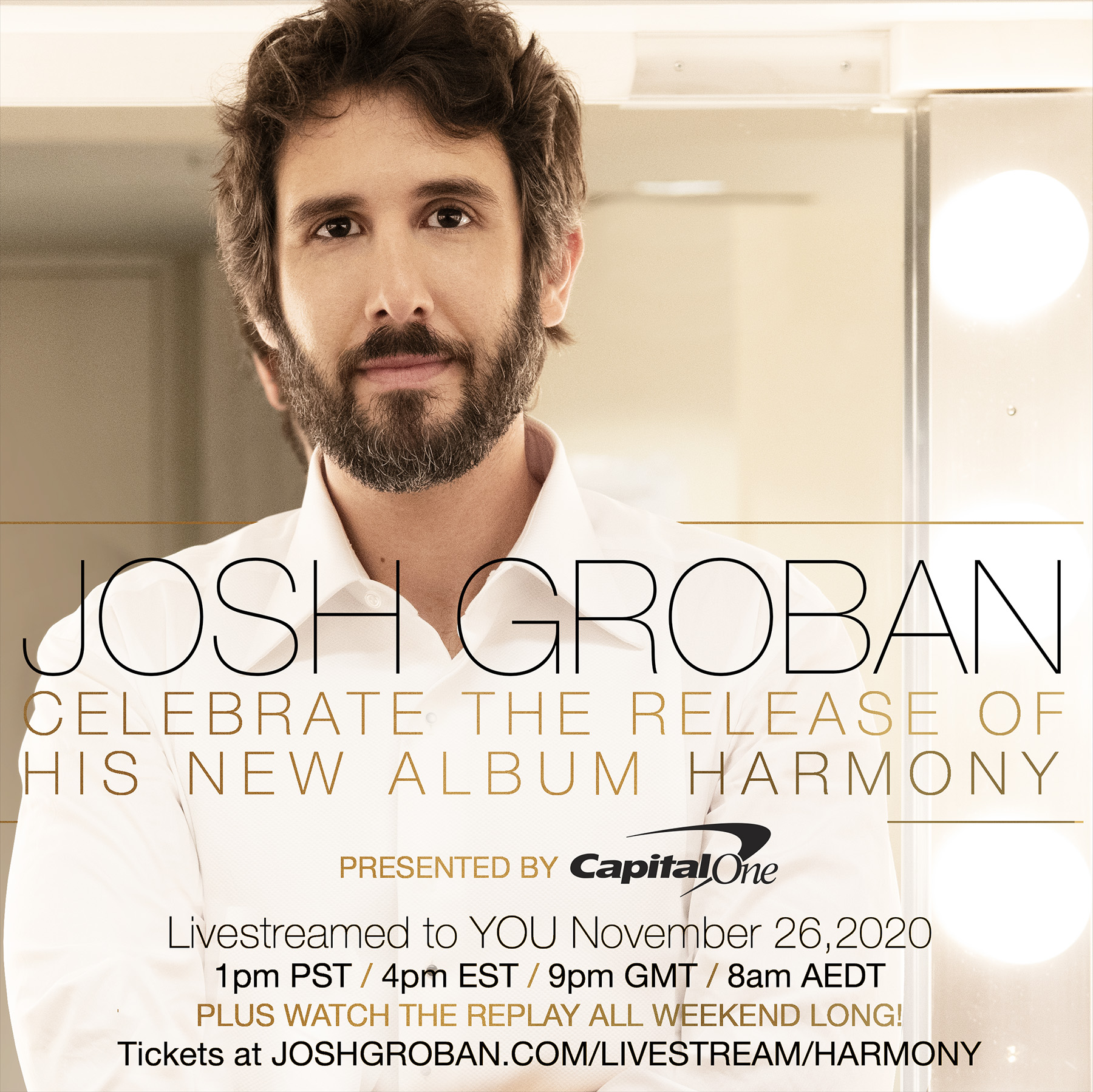 NEW SONG  “CELEBRATE ME HOME”  AND NEW PARTNERSHIP WITH CAPITAL ONE FOR  LIVESTREAM SHOWS