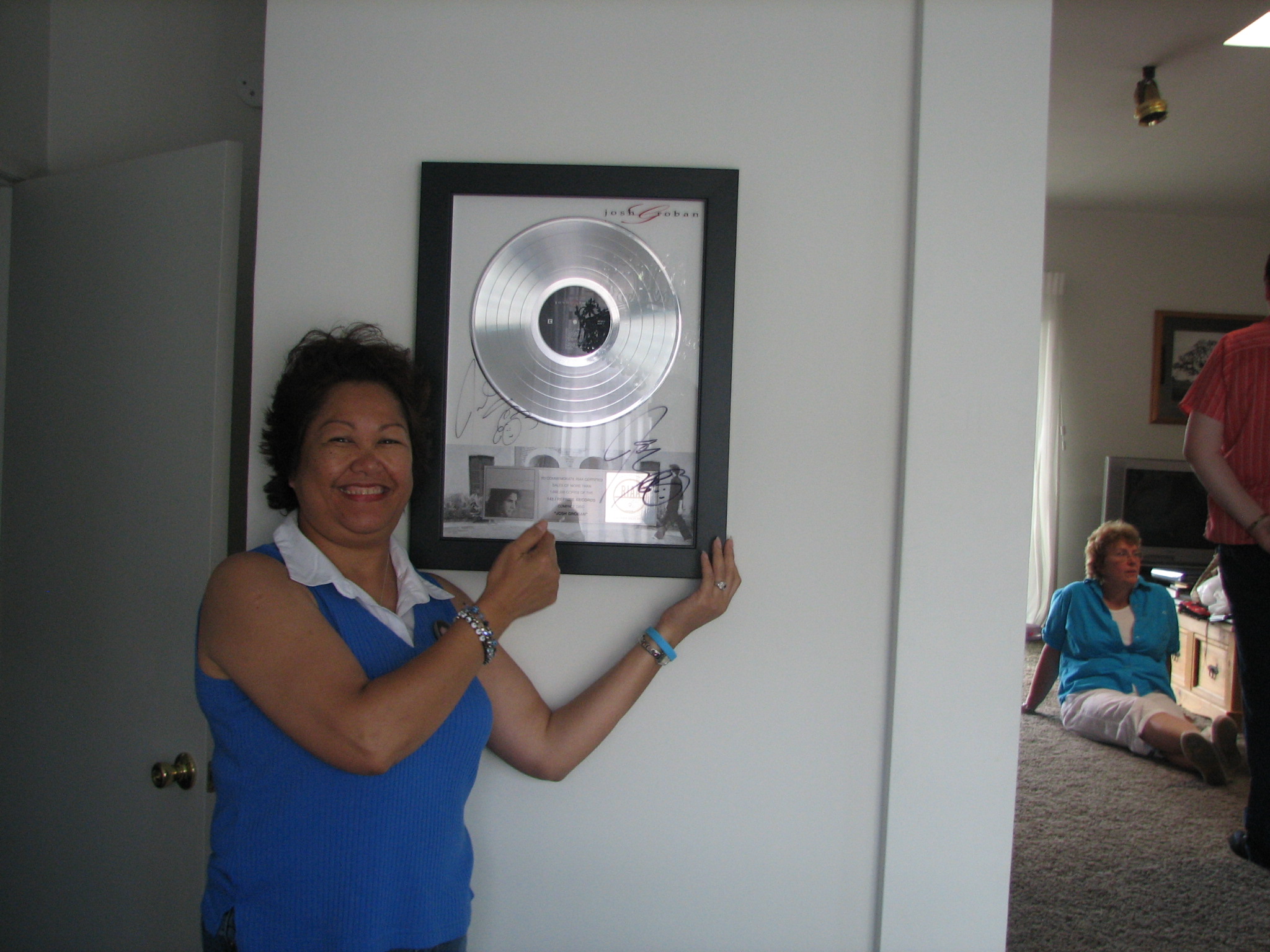 Josh's Platinum record