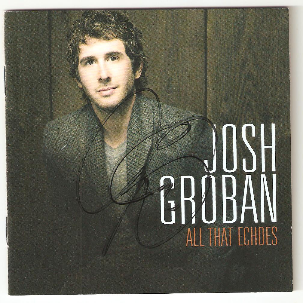 The meeting of Josh Groban on Valentine's DAy
