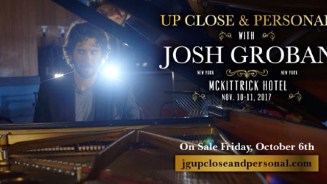 Up Close & Personal with Josh Groban