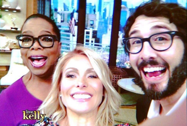 SO THIS HAPPENED. Had a blast cohosting this morning...thanks @livekelly and @oprah!